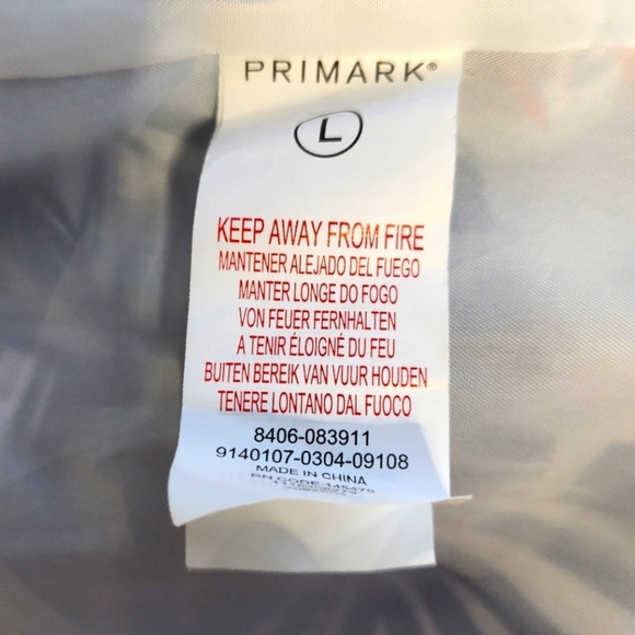 Primark Floral Windbreaker with Hood size Large - Picture 4 of 4